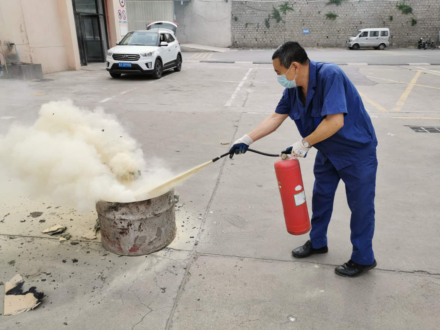 安达公司开展消防安全演练 增强消防安全意识
